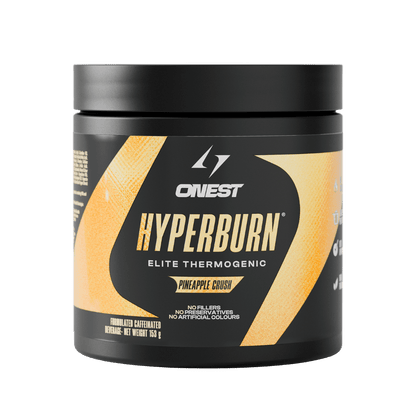 Hyperburn (4) & Hyperburn Onest Fat burners supplements 30 Serves Pineapple Crush
