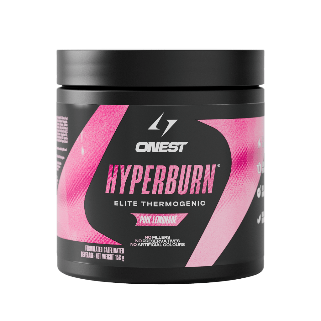 Hyperburn (5) & Hyperburn Onest Fat burners supplements 30 Serves Pink Lemonade