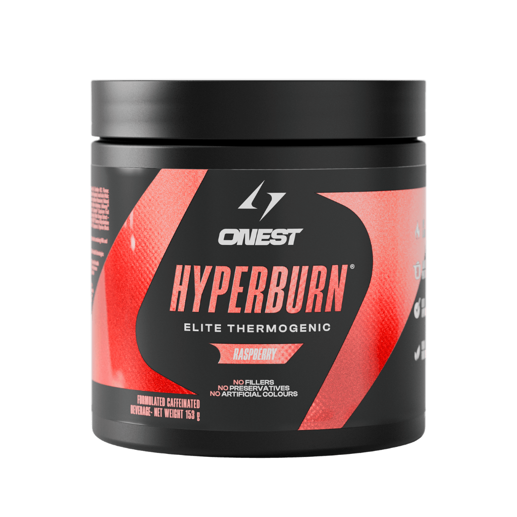Hyperburn (6) & Hyperburn Onest Fat burners supplements 30 Serves Raspberry