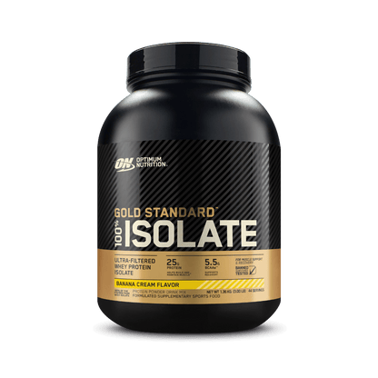 Gold Standard 100% Isolate Optimum Nutrition Whey protein isolate 44 Serves (1.32kg) Banana Cream