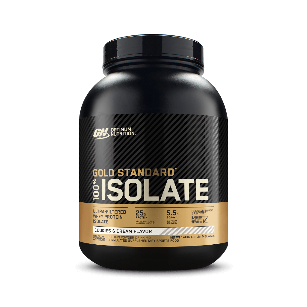 Gold Standard 100% Isolate Optimum Nutrition Whey protein isolate 44 Serves (1.32kg) Cookies and Cream