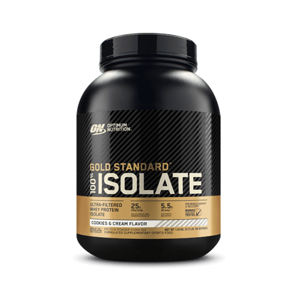 Gold Standard 100% Isolate Optimum Nutrition Whey protein isolate 44 Serves (1.32kg) Cookies and Cream