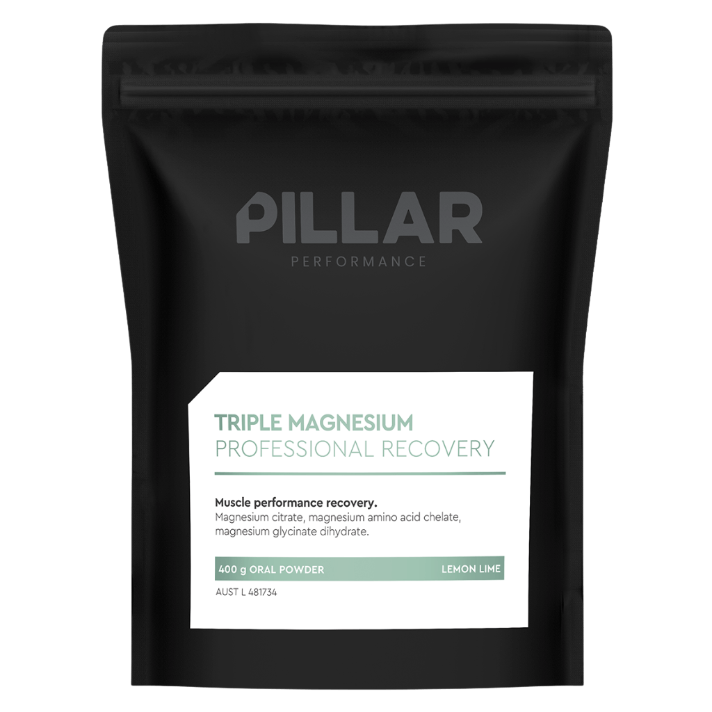 Triple Magnesium Pillar Performance Magnesium supplements 400g (Pouch) Lemon Lime