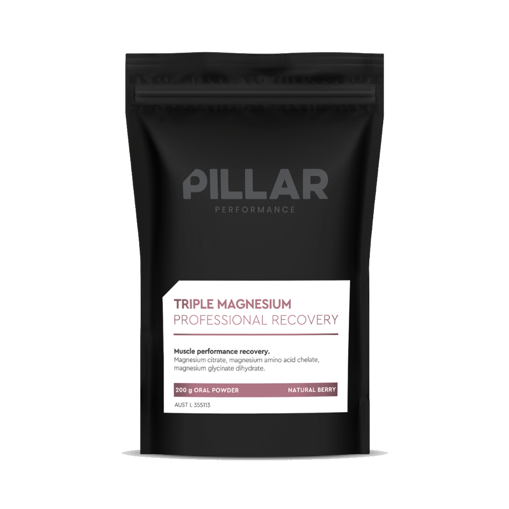 Triple Magnesium Pillar Performance Magnesium supplements 200g (Pouch) Natural Berry
