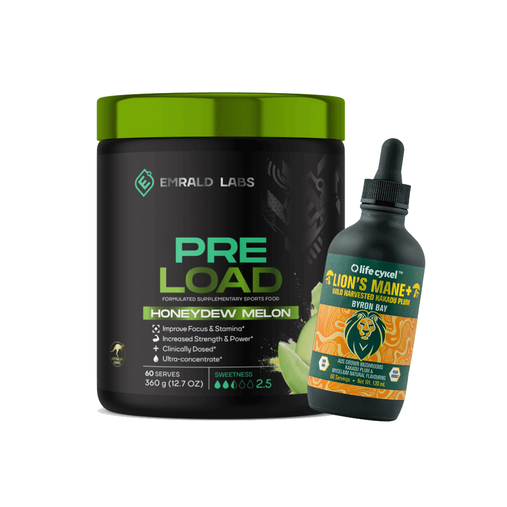 Pre Load Pre Workout + Lion's Mane Pre Load Pre Workout + Lion's Mane
