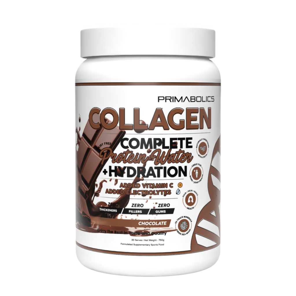 Collagen Protein Water & PRIMABOLICS-COLLAGEN-750g-Choc