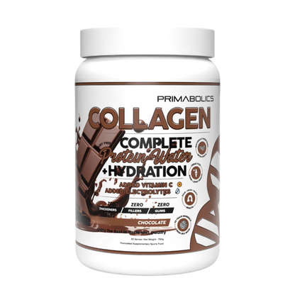 Collagen Protein Water & PRIMABOLICS-COLLAGEN-750g-Choc