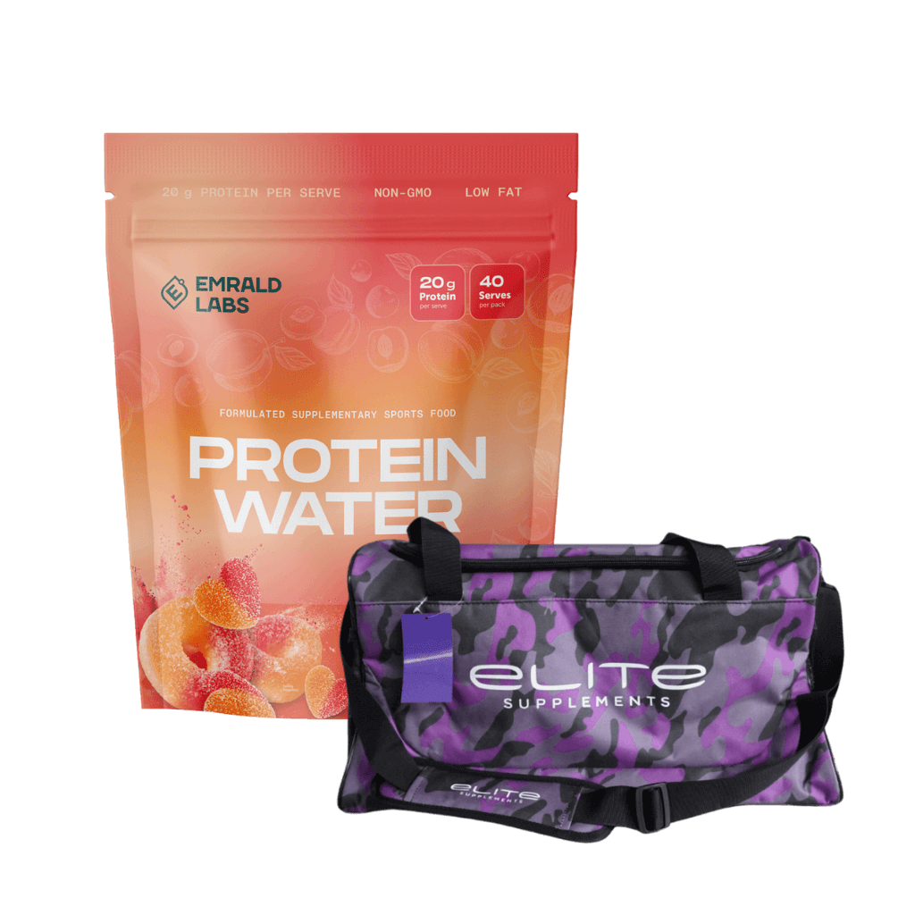 Protein Water + FREE Elite Duffle Bag Protein Water + FREE Elite Duffle Bag