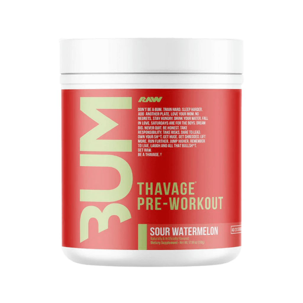 Thavage | CBUM RAW Beta alanine supplements 40 Serves Sour Watermelon