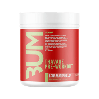 Thavage | CBUM RAW Beta alanine supplements 40 Serves Sour Watermelon