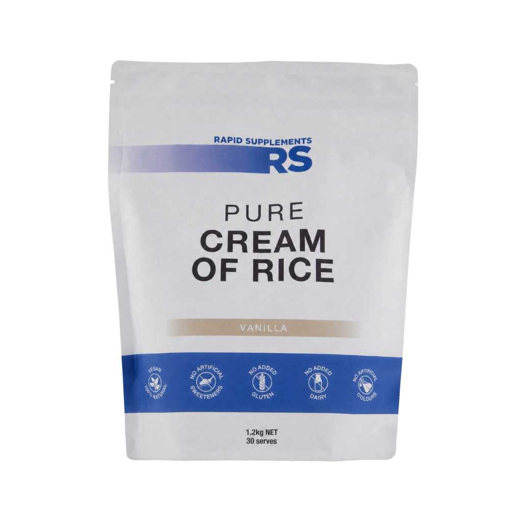 Pure Cream of Rice Rapid Supplements Functional foods 30 Serves Vanilla