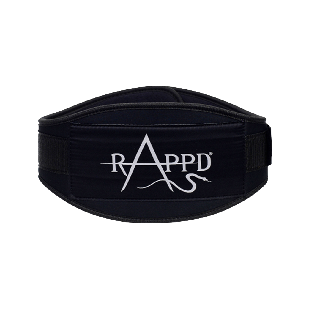 Rapp'd 4" Neoprene Belt Black