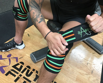 Rapp'd Heavy Duty Black Knee Wrap 2.0m (1)