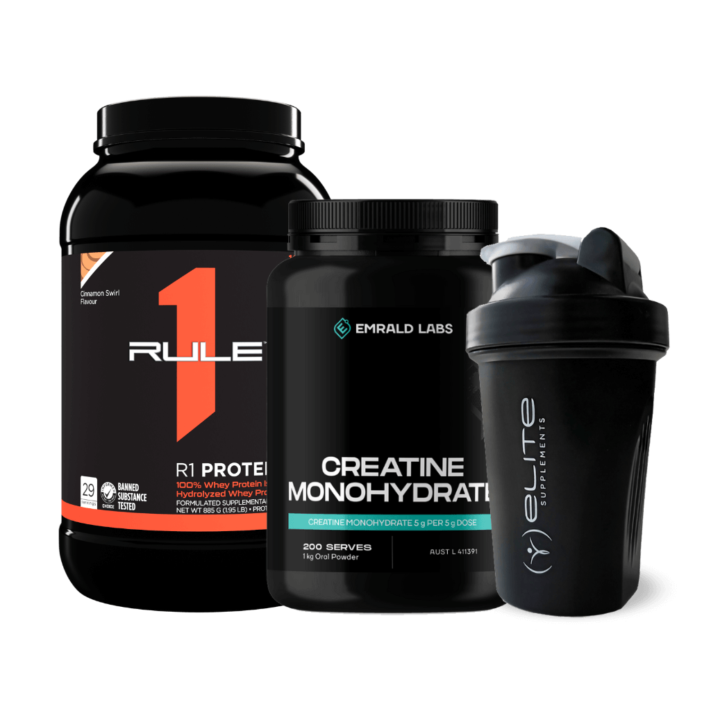 R1 Protein + 1kg Creatine + FREE Shaker R1 Protein + 1kg Creatine + FREE Shaker