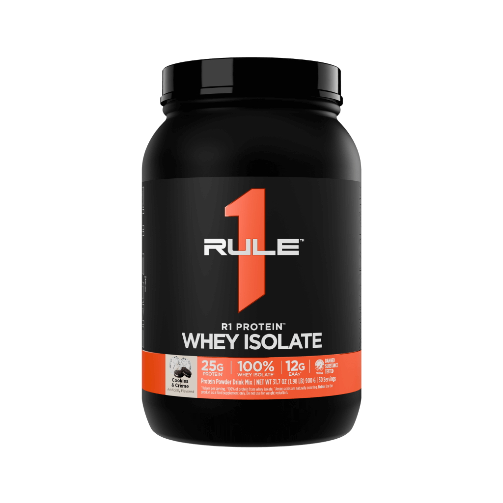 R1 Protein Rule 1 Whey protein isolate 2lb* Cookies and Cream