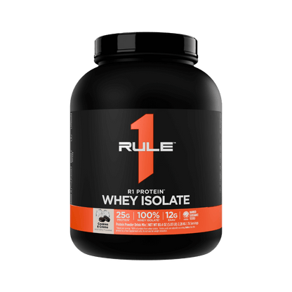 R1 Protein Rule 1 Whey protein isolate 5lb* Cookies and Cream