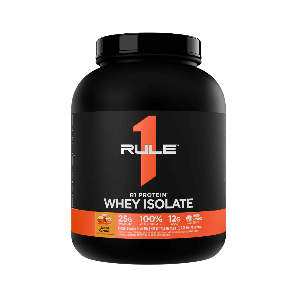 R1 Protein Rule 1 Whey protein isolate 5lb* Lightly Salted Caramel