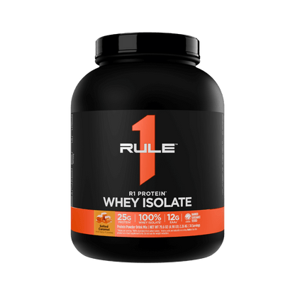 R1 Protein Rule 1 Whey protein isolate 5lb* Lightly Salted Caramel