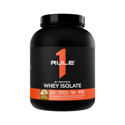 R1 Protein Rule 1 Whey protein isolate 5lb* Vanilla Butter Cake