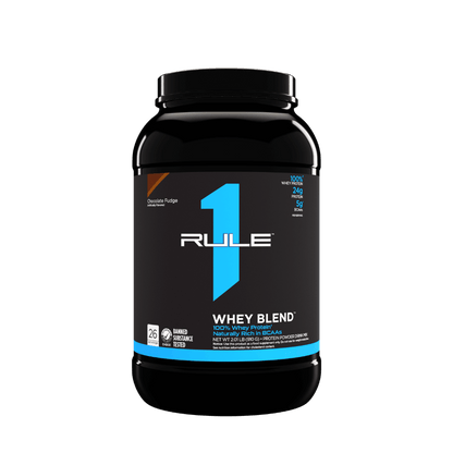 R1 Whey Blend (3) & Rule1-Whey-28Srv-896g-ChocFudge