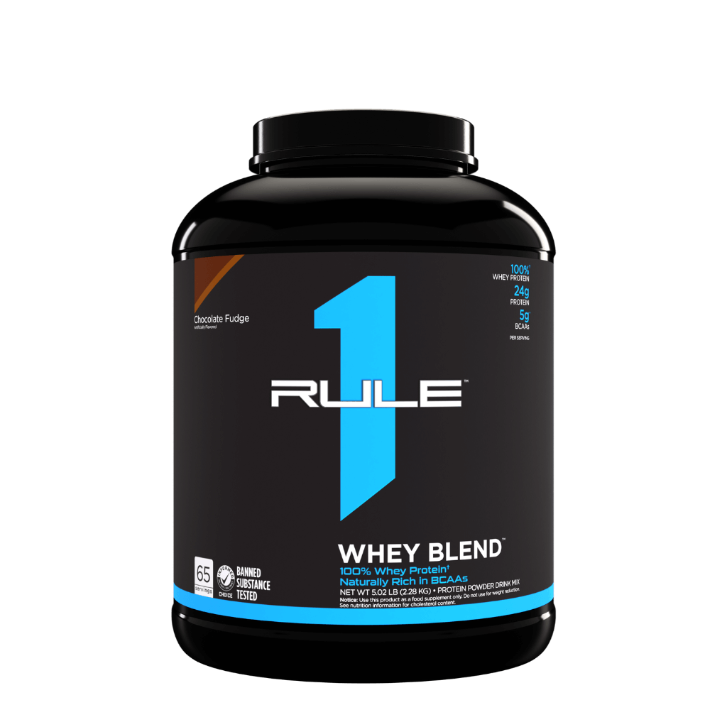 R1 Whey Blend (9) & Rule1-Whey-70Srv-2380g-ChocFudge