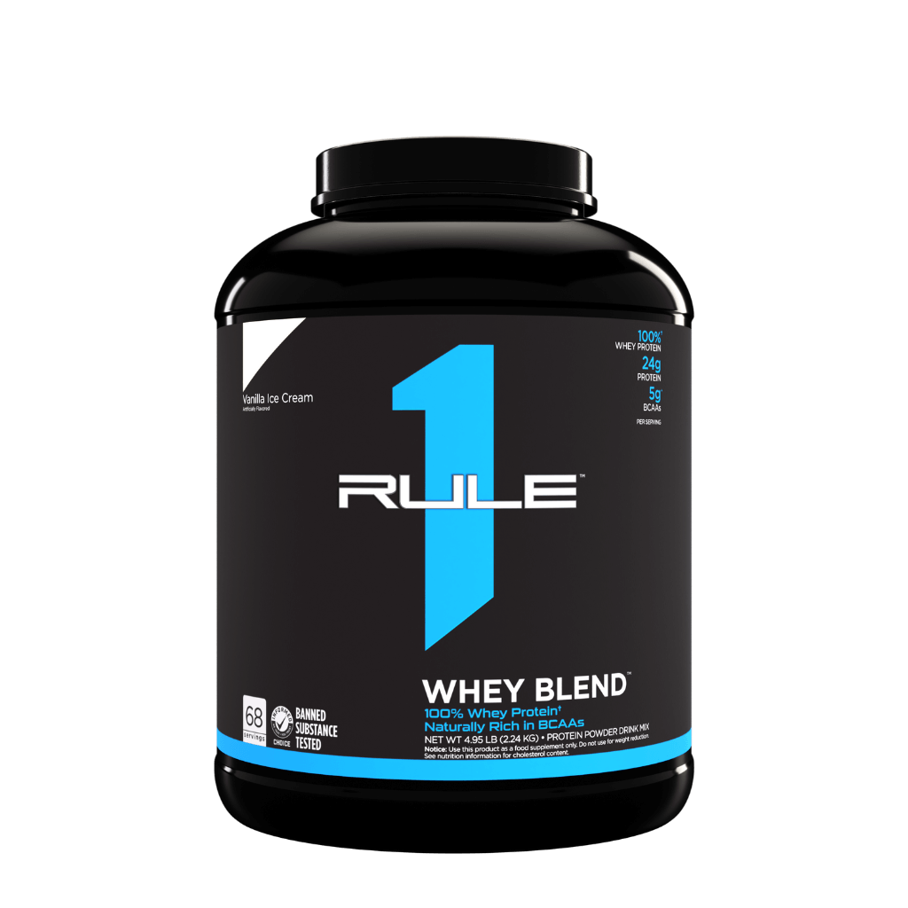 R1 Whey Blend & Rule1-Whey-70Srv-2380g-VanIceCream