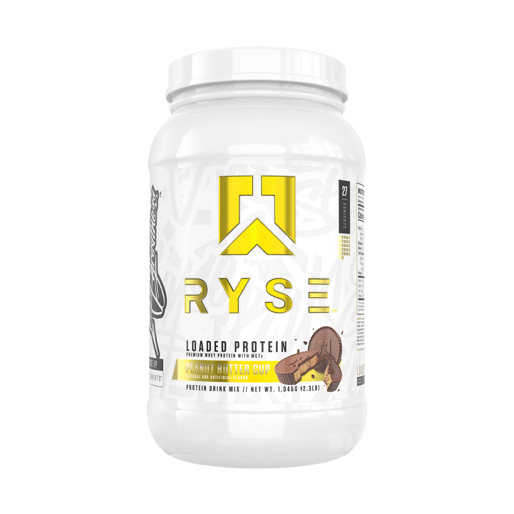 Loaded Protein Ryse Supplements Whey protein isolate 27 Serves Peanut Butter Cup