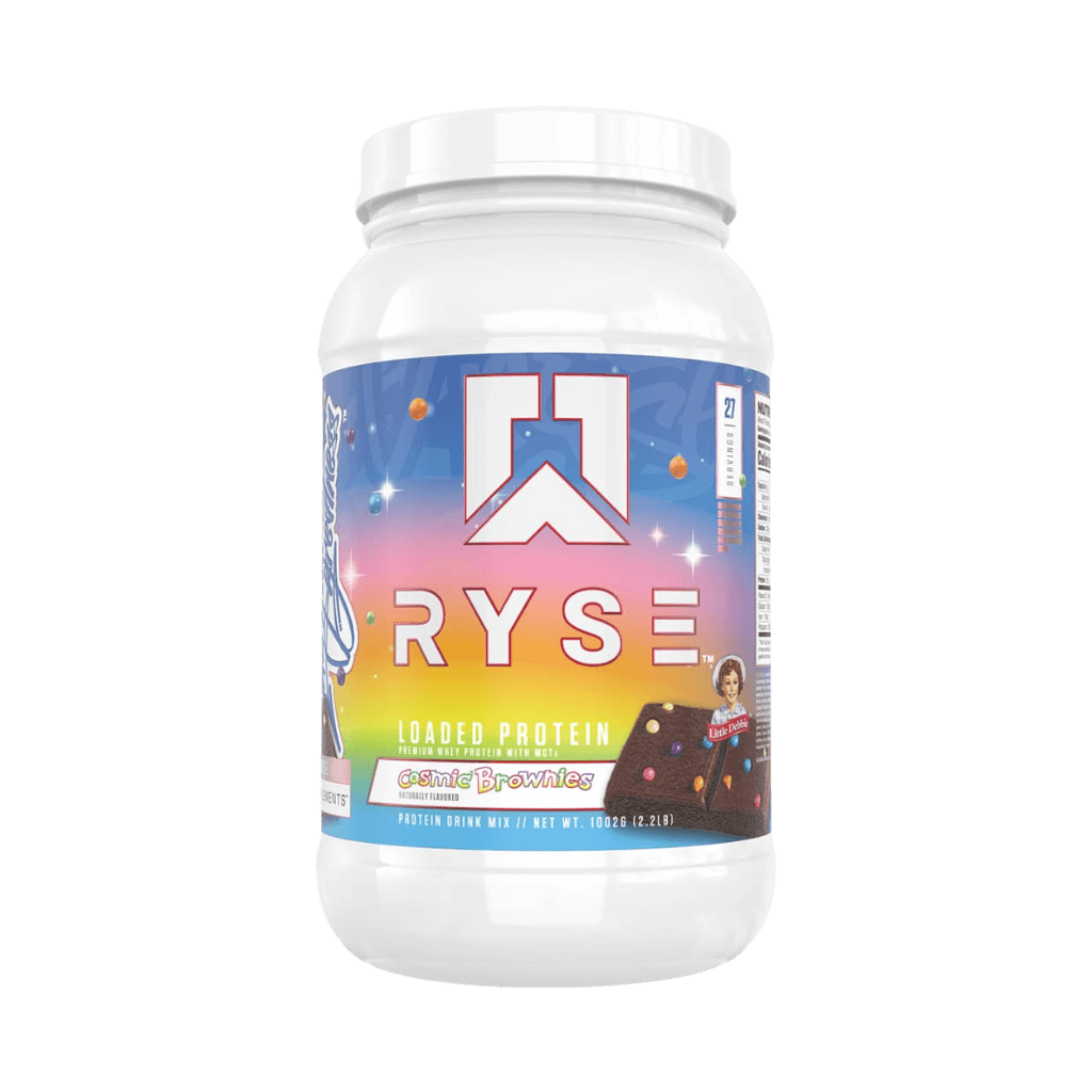 Loaded Protein Ryse Supplements Whey protein isolate 27 Serves Cosmic Brownies