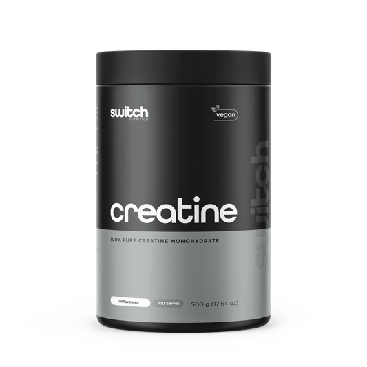 Creatine (100% Micronized Creatine Monohydrate) & SwitchNutrition-Essentials-Crea-Mono-200srv