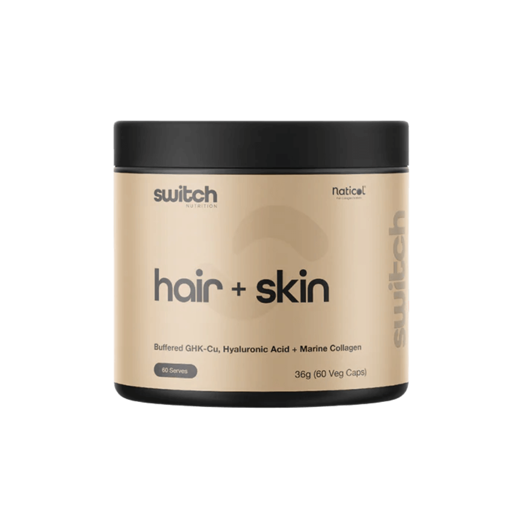 Hair + Skin Switch Nutrition Peptide supplements