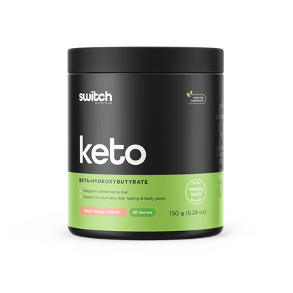 Keto Switch Switch Nutrition Keto supplements 30 Serves Peach Mango