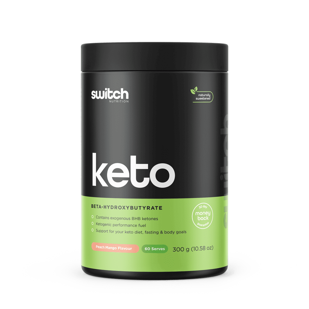 Keto Switch Switch Nutrition Keto supplements 60 Serves Peach Mango