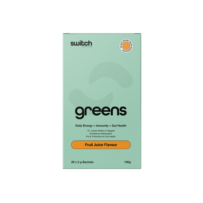 Greens (1) & Greens Switch Nutrition Greens supplements 20 Serves Fruit Juice