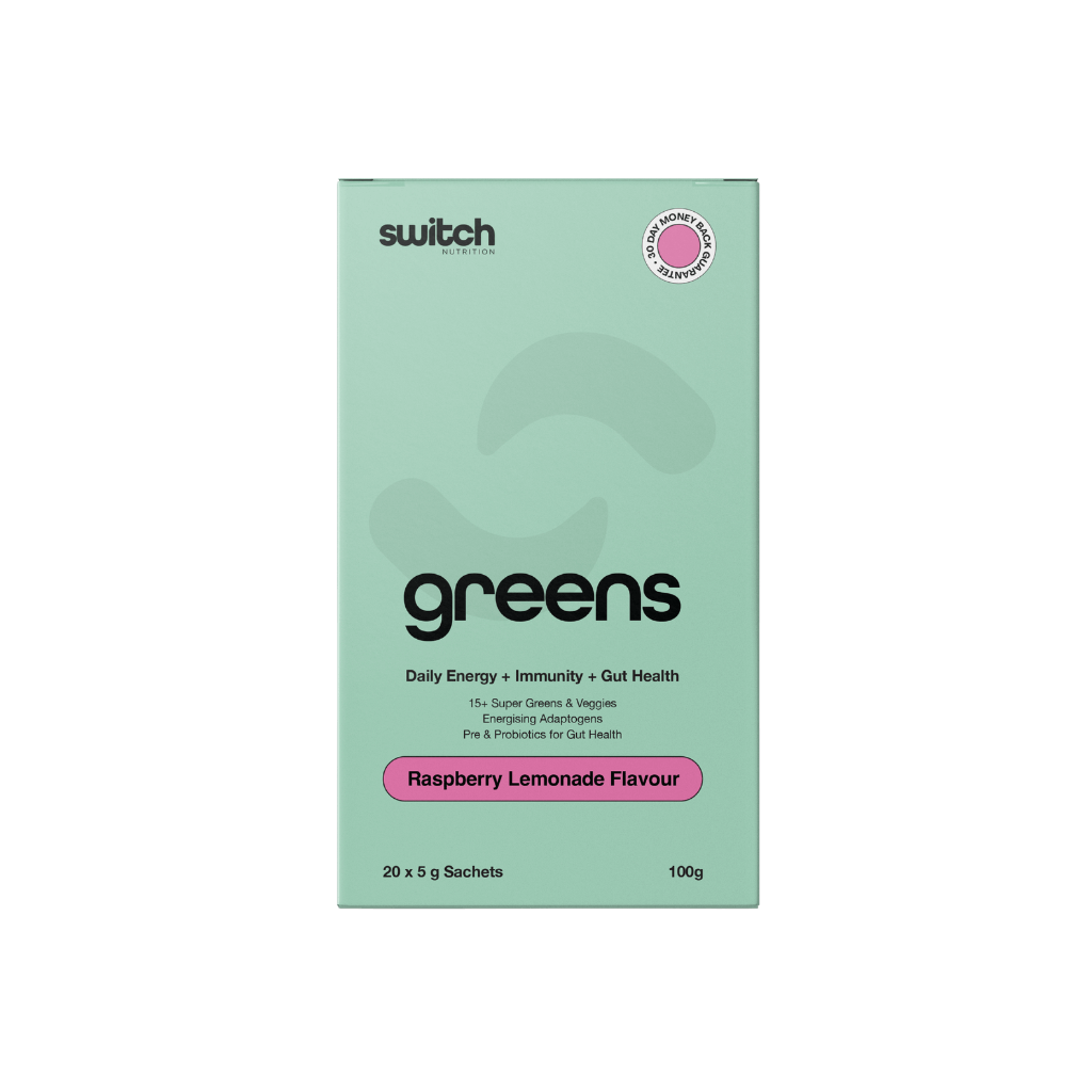 Greens (3) & Greens Switch Nutrition Greens supplements 20 Serves Raspberry Lemonade