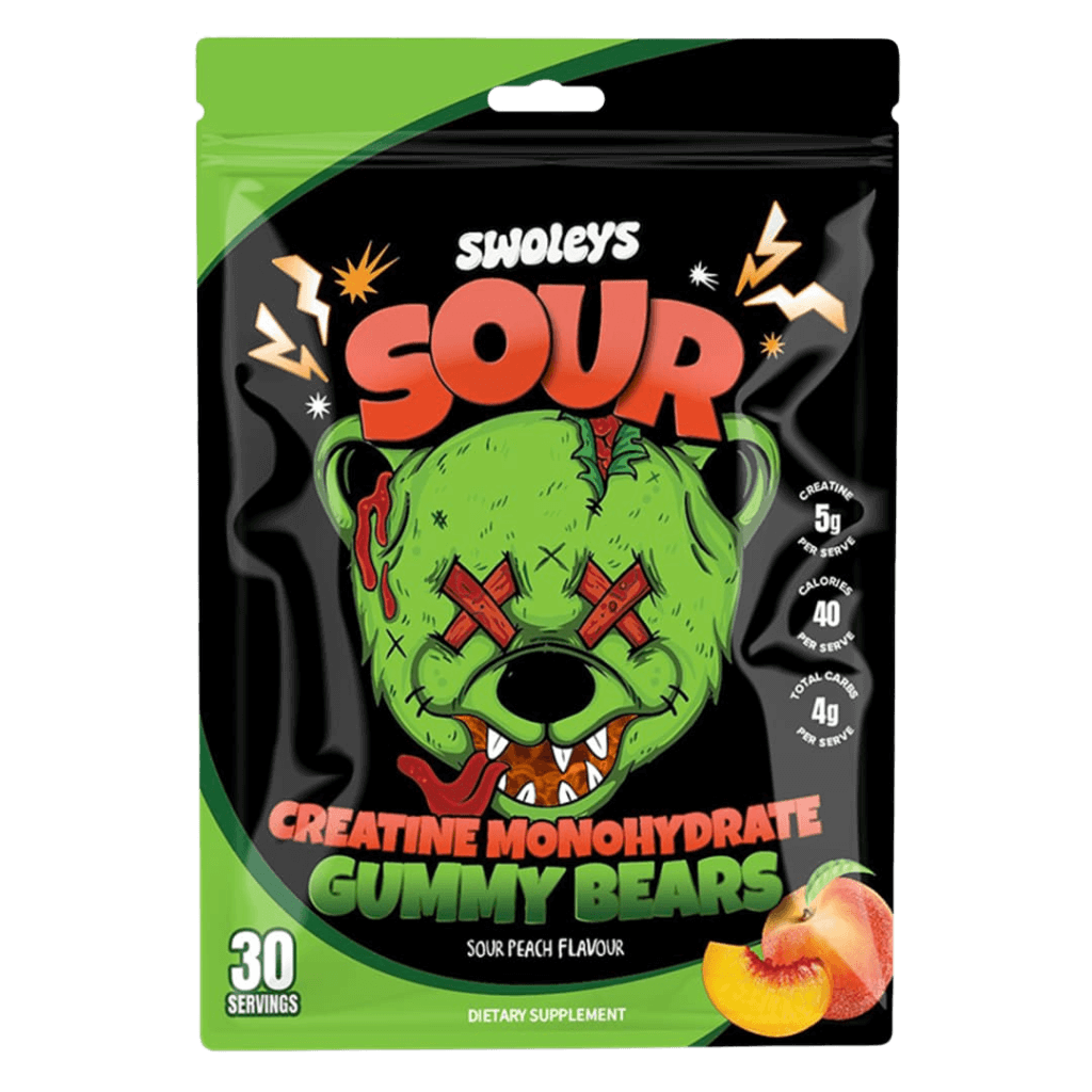 Creatine Monohydrate Gummy Bears & SW-CREA-GUM-30SRV-PCH