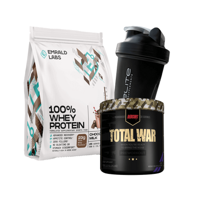 Total War + 100% Whey Protein + FREE Shaker
