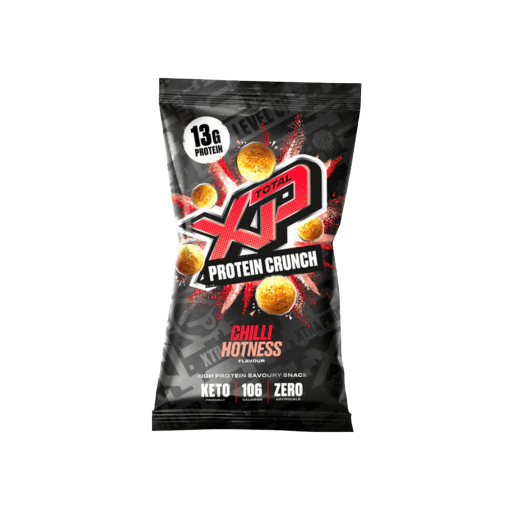 Protein Crunch (1) & Protein Crunch Total XP Functional foods Box of 12 Chilli Hotness