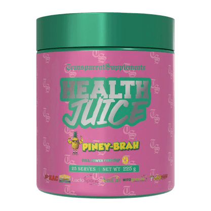 Health Juice (2) & TRANSPARENT-Health-25Srv-PB