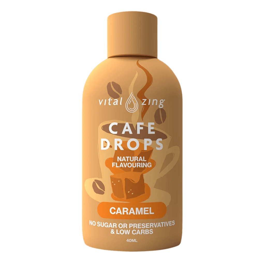 Natural Flavouring Cafe Drops Vital Zing Protein bars drinks