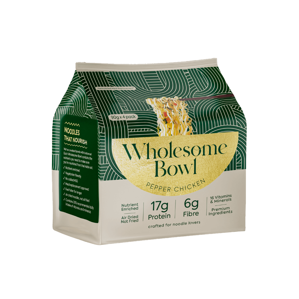 Wholesome Bowl Instant Protein Noodles (3) & Wholesome-Bowl-Noodles-4PackNEW-Chick