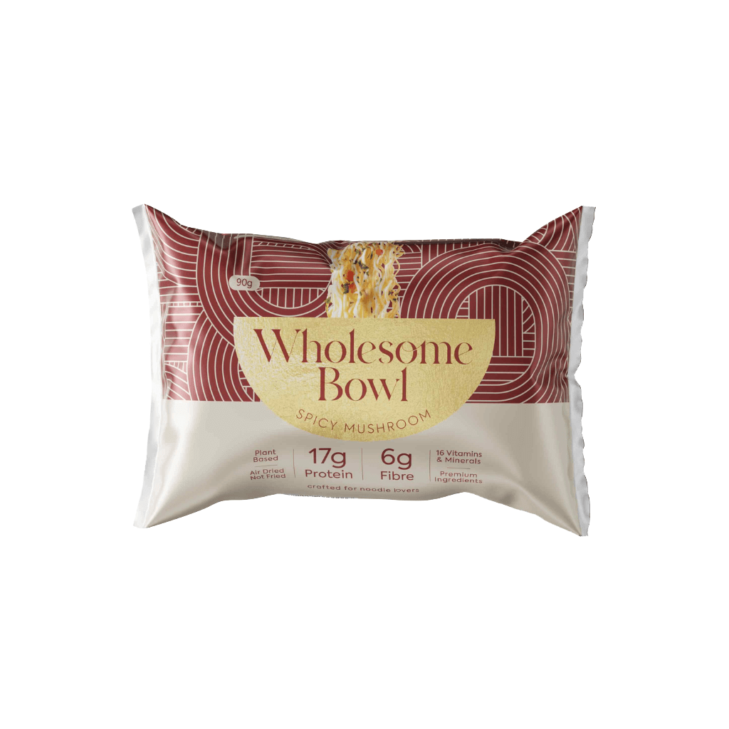 Wholesome Bowl Instant Protein Noodles (2) & Wholesome-Bowl-Noodles-SinglePackNEW-Mush