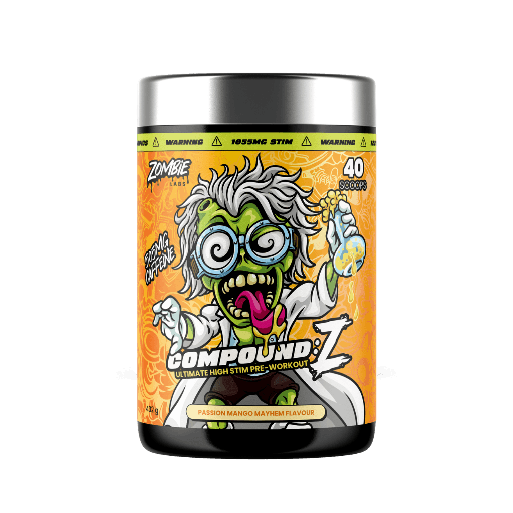 Compound Z (1) & Compound Z Zombie Labs High stim pre workout 40 Serves Mango Mayhem