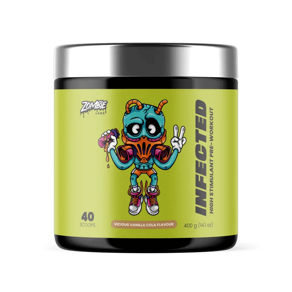 Infected Zombie Labs Medium stimulant pre workout powder