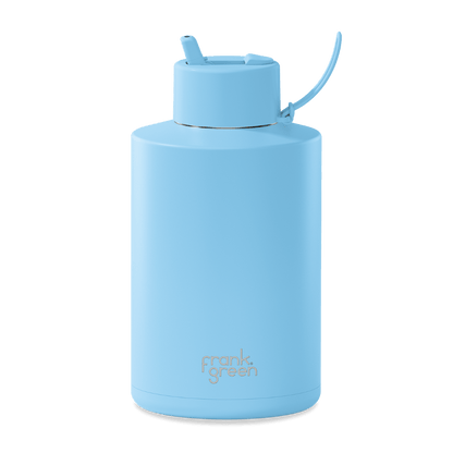 Ceramic Reusable Bottle (1) & FG-SSC-BOT-68oz-SkBlu