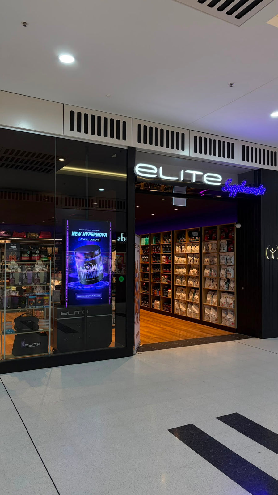 Inside Elite Supplements Townsville