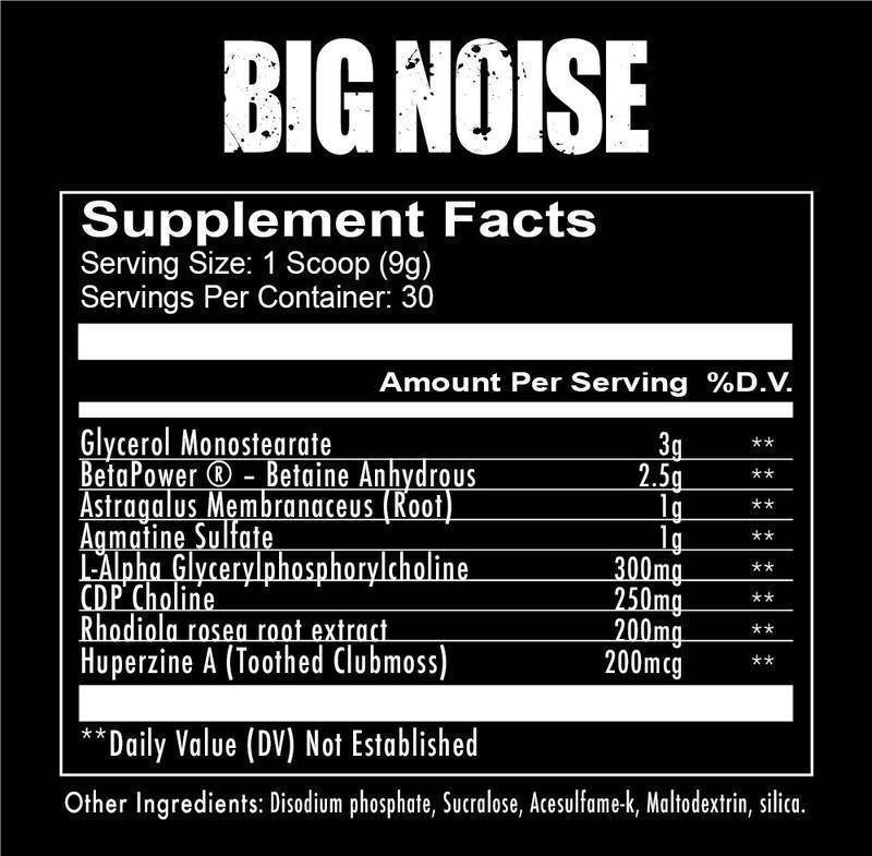 Big Noise-Redcon1-Elite Supps
