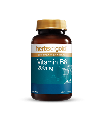 Herbs of Gold Vitamin B6 200mg-Herbs of Gold-Elite Supps