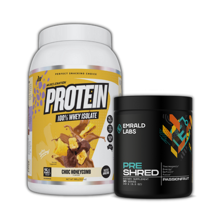 Muscle Nation Protein + Pre Shred